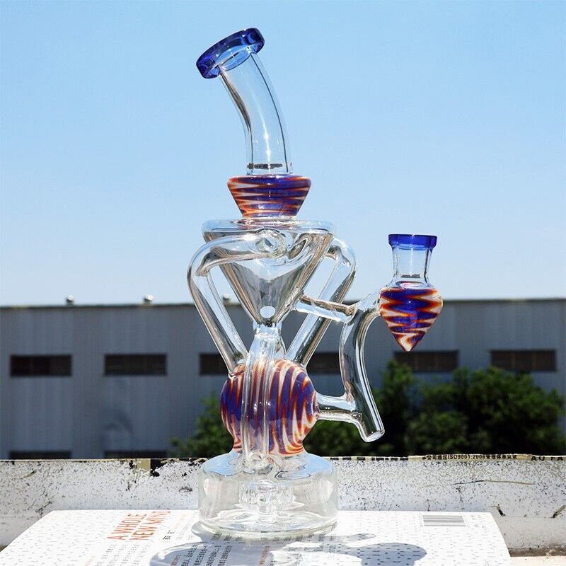 9.5 Inch Hookah Water Pipe dazzling Glass Water Pipes Bubbler Glass Rigs W/Bowl