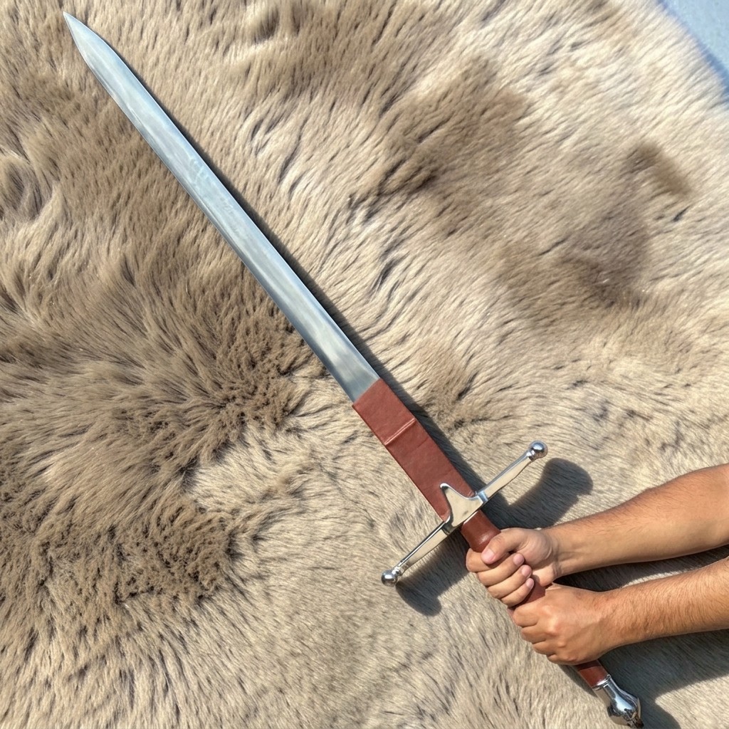 Handmade Braveheart Sword of Scottish Hero William Wallace Claymore Steel Gift