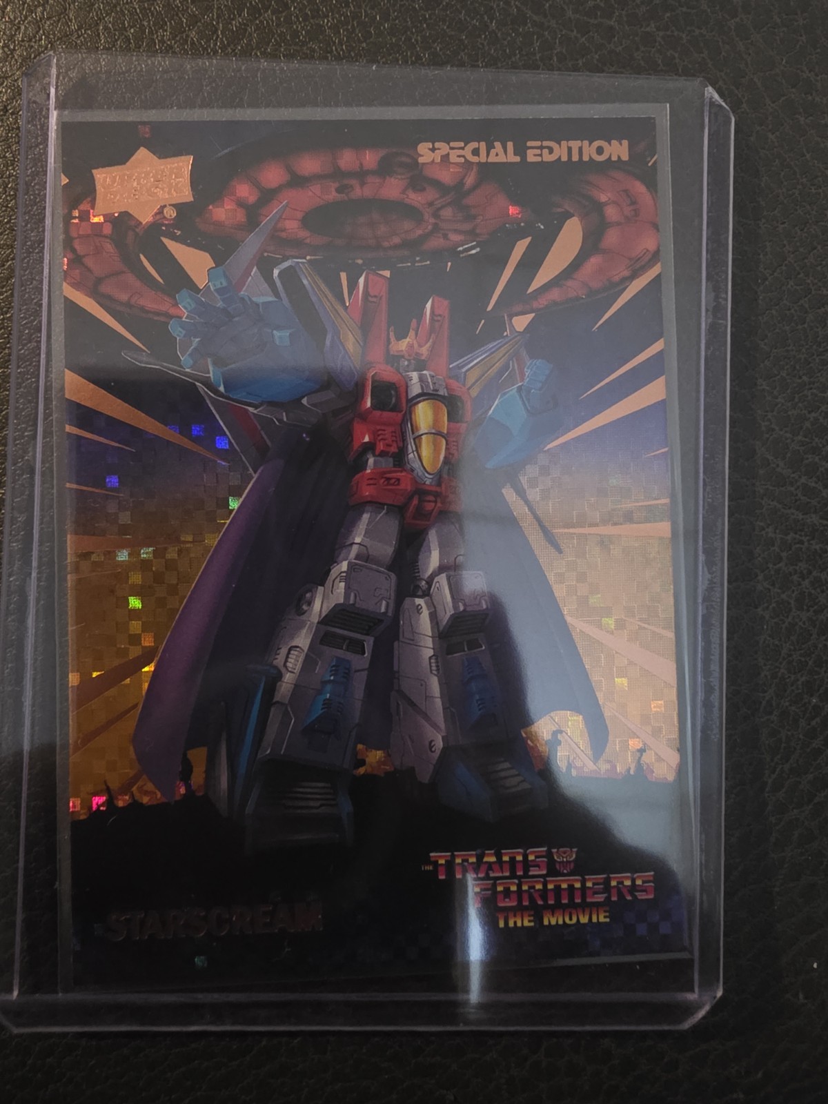 Upper Deck Transformers The Movie 40th Anniv Special Ed #9 Starscream Gold#23/86