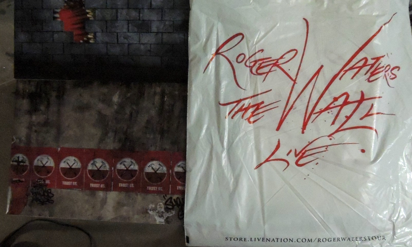 Roger Waters 2010 & 2012 The Wall Live Tours - Two Programs with Sleeves & Bag