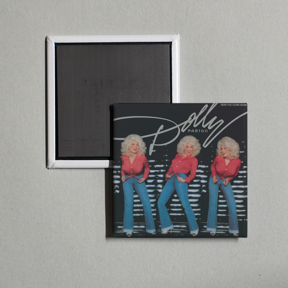 Dolly Parton - Here You Come Again Album Cover Locker Fridge Magnet