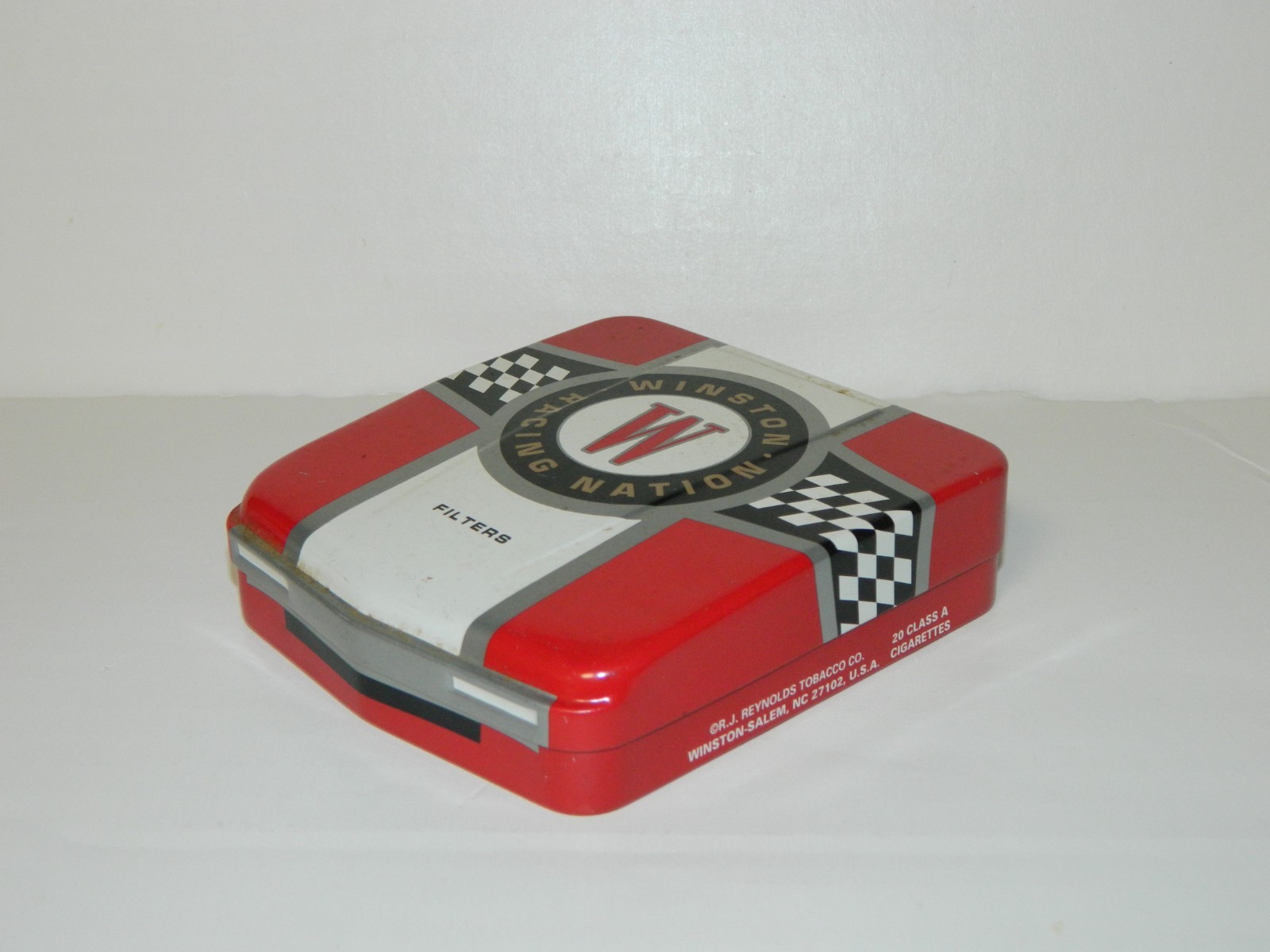 VTG Vintage Winston Racing Nation Collectible Tin