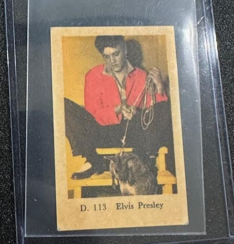 1961 Dutch Gum D Plain Text Set Elvis Presley #D.113  EX-MT