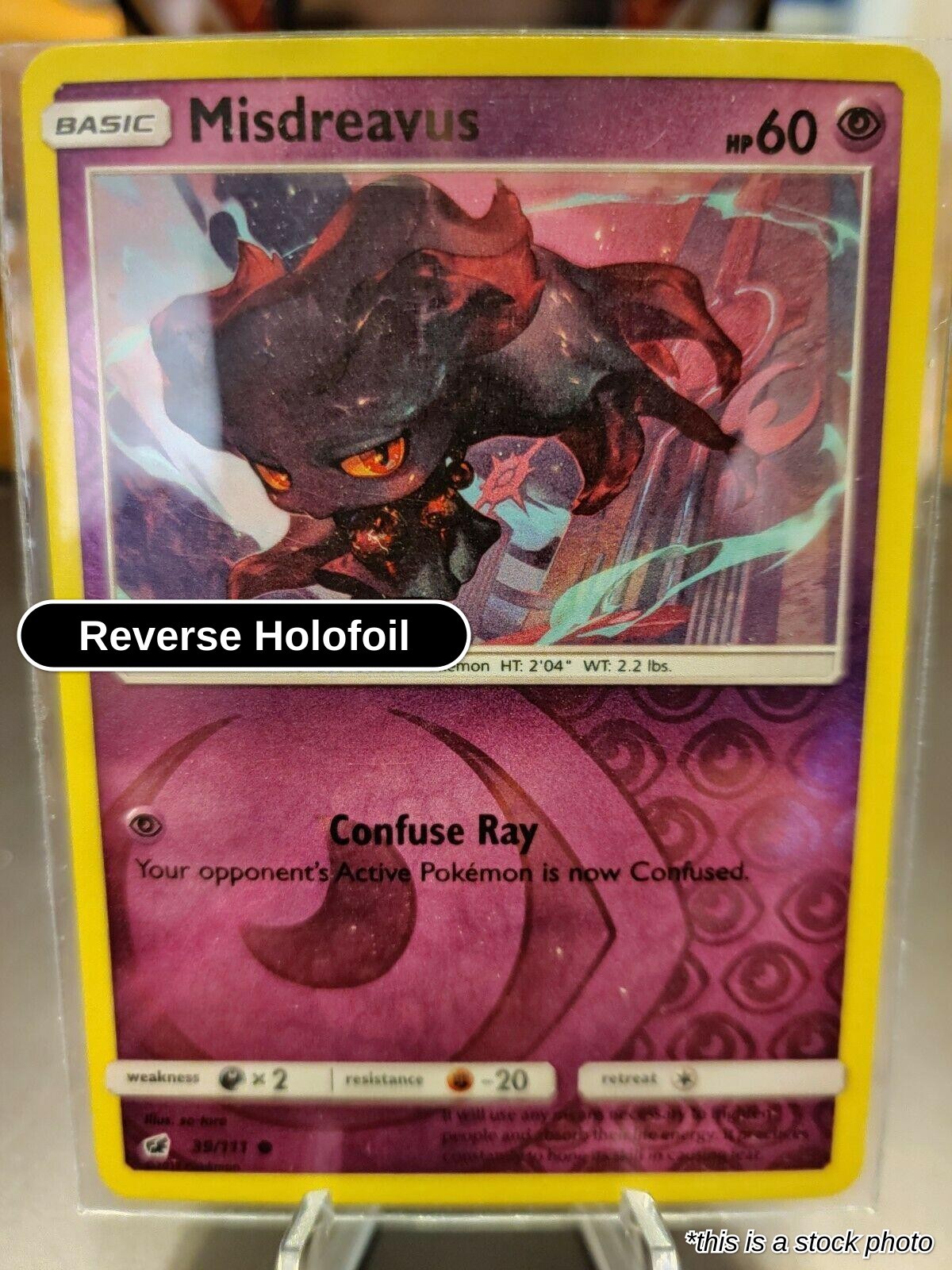 Misdreavus : SM04 Reverse Holofoil - 39/111 Near Mint