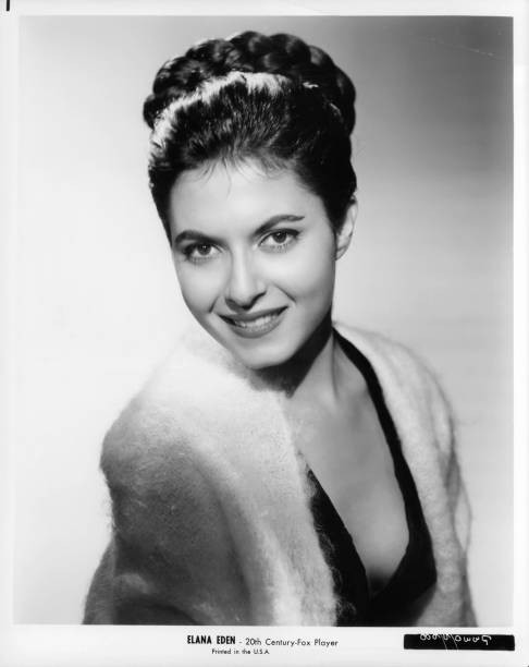 Elana Eden publicity portrait Circa 1960 Historic Old Photo