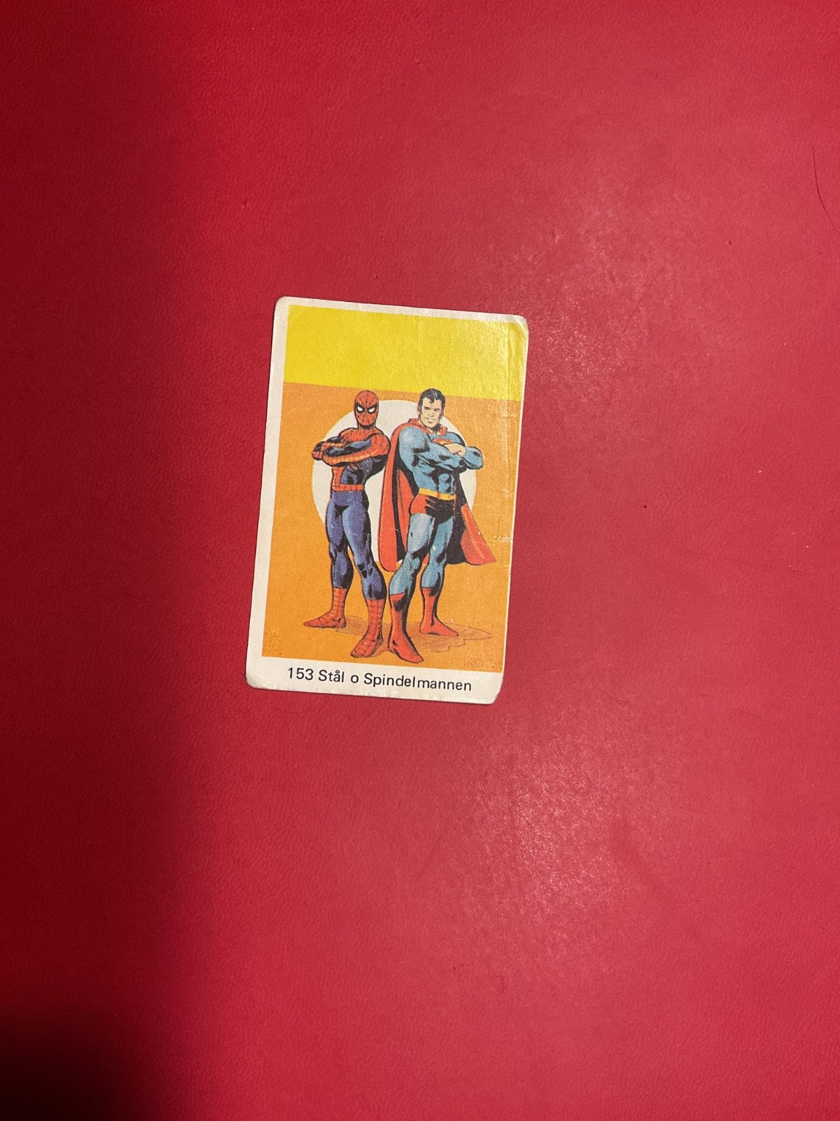 Superman vs. Spider-Man #1Rookie First Marvel and DC Crossover Card Ever