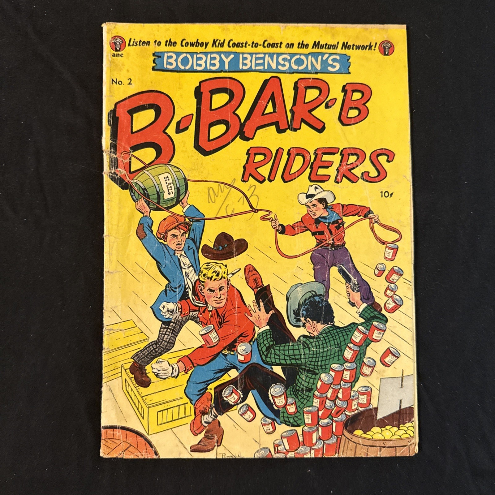 Bobby Benson\'s B-Bar-B Riders #2 (Magazine Enterprises 1950) LOW GRADE