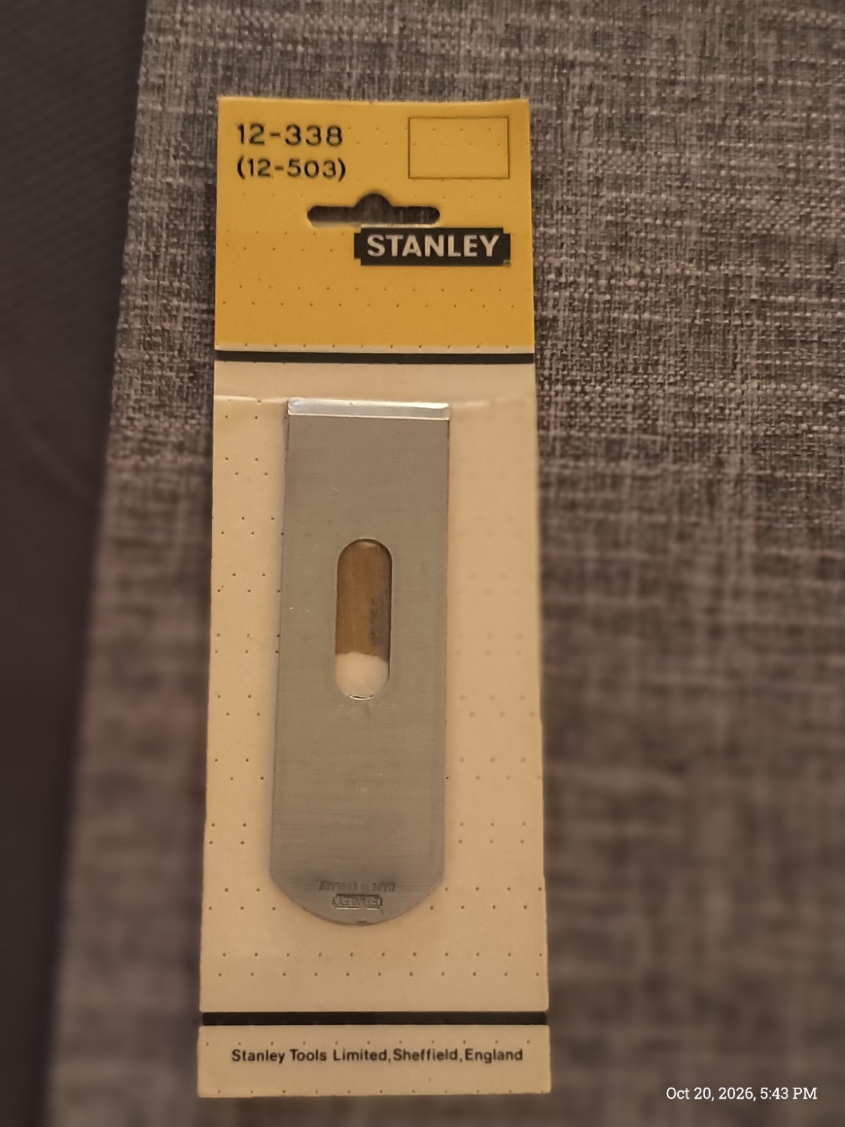 NOS Stanley 1-3/8\