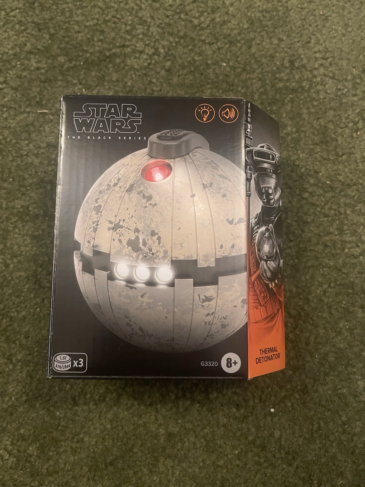 Star Wars The Black Series Life Size Thermal Detonator IN HAND