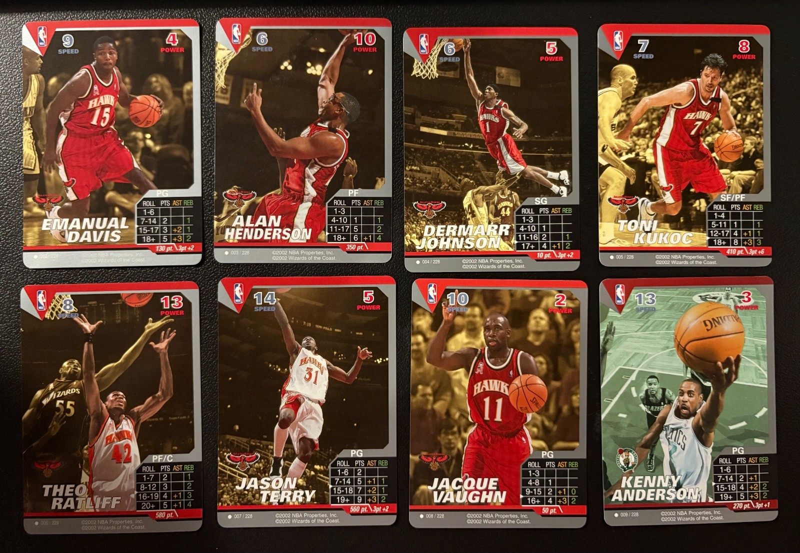 NBA Showdown 2002 RARES, Strategy and Commons - Massive Lot - Complete your set NBA Showdown 2002 RARES, Strategy and Commons - Massive Lot - Complete your set