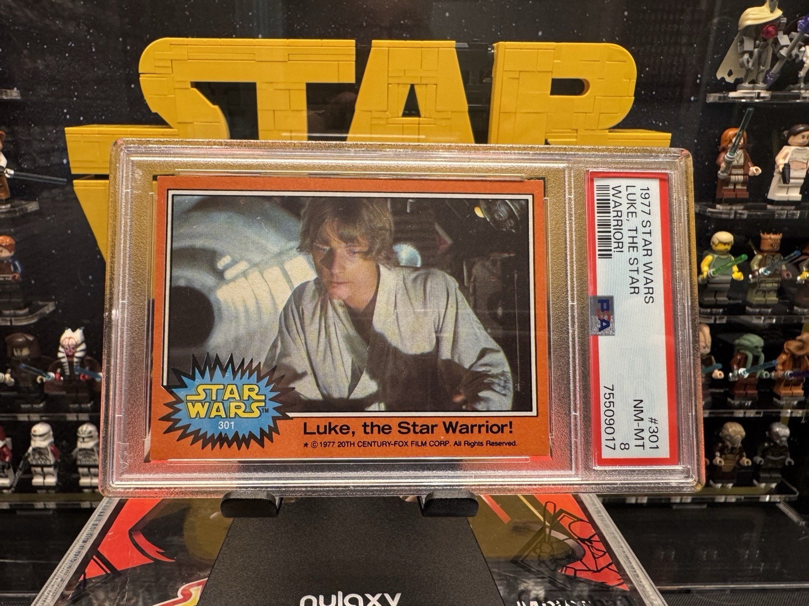 1977 Topps Star Wars #301 LUKE, THE STAR WARRIOR PSA 8 🔥🔥