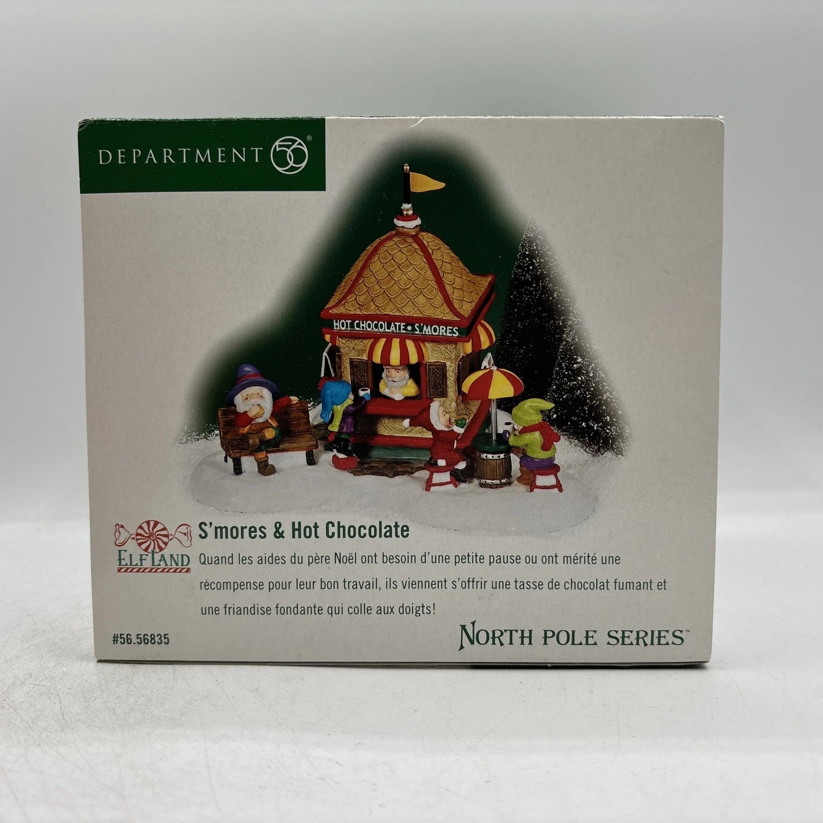 Department 56 2002 Vintage North Pole Series S’mores & Hot Chocolate 56.56835