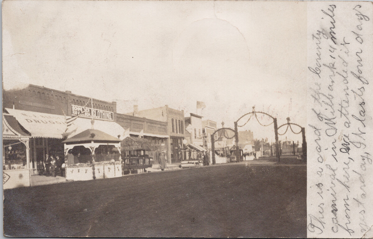 County Carnival Milbank SD South Dakota Grant County c1907 RPPC Postcard F40