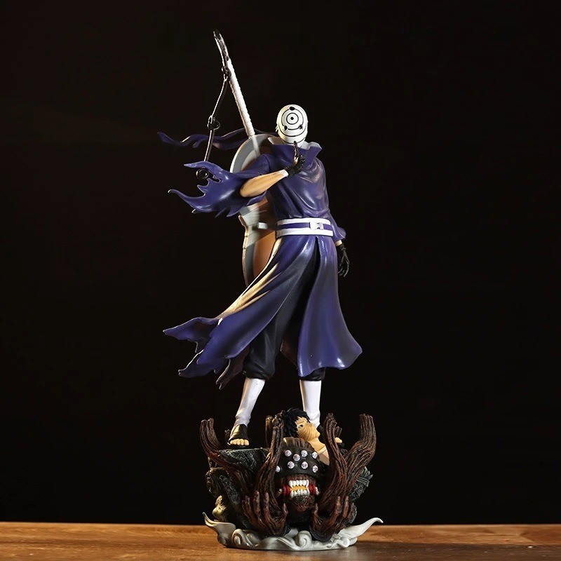 Naruto Uchiha Obito Double Headed PVC Action Figure Collectible Model Statue Toy