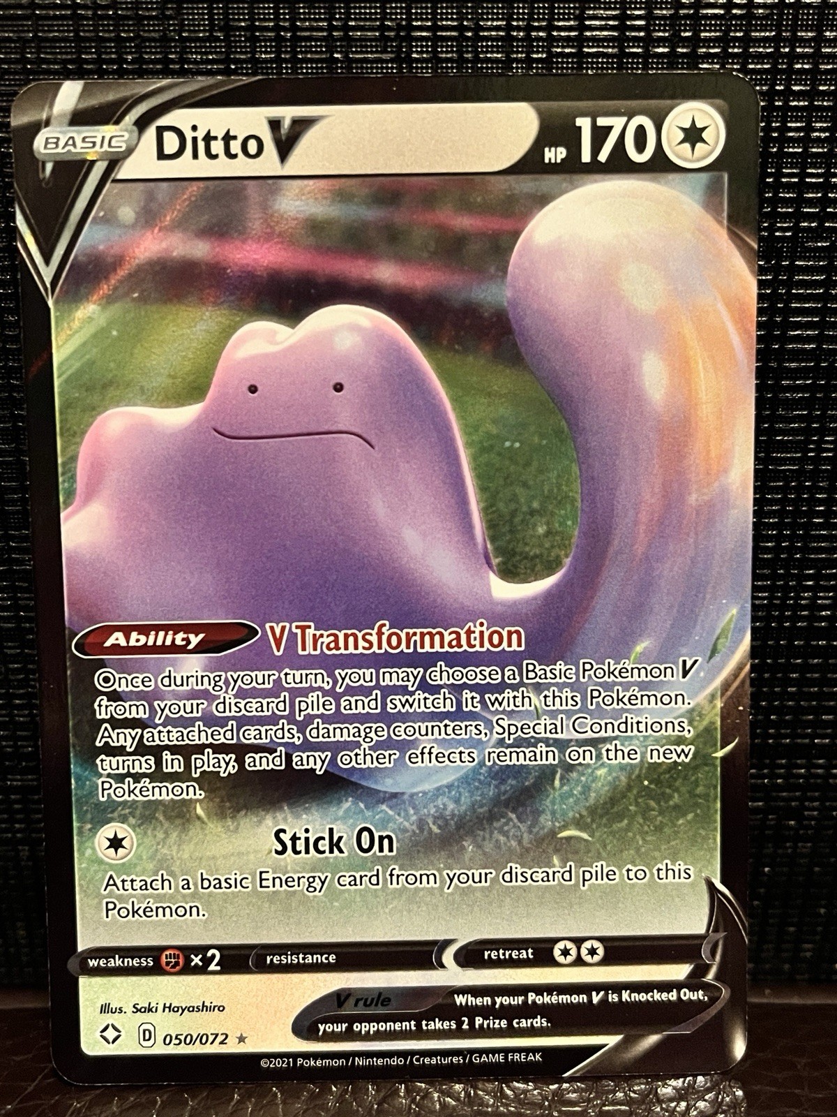 Pokémon Ditto V 050/072 - NM