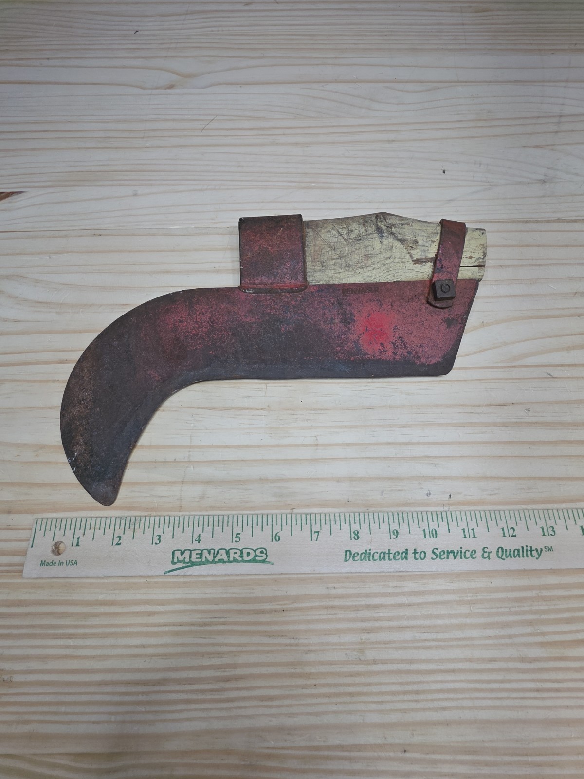 Vintage nice PENNA. R.R. brush hook axe 🪓  🚢 Rail Road