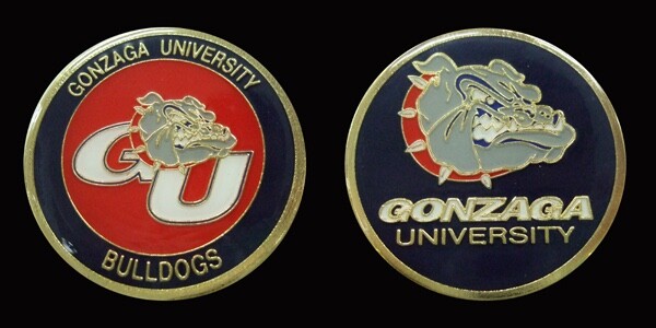 GONZAGA UNIVERSITY COLLEGIATE COLLEGE COLLECTIBLE CHALLENGE COIN NEW
