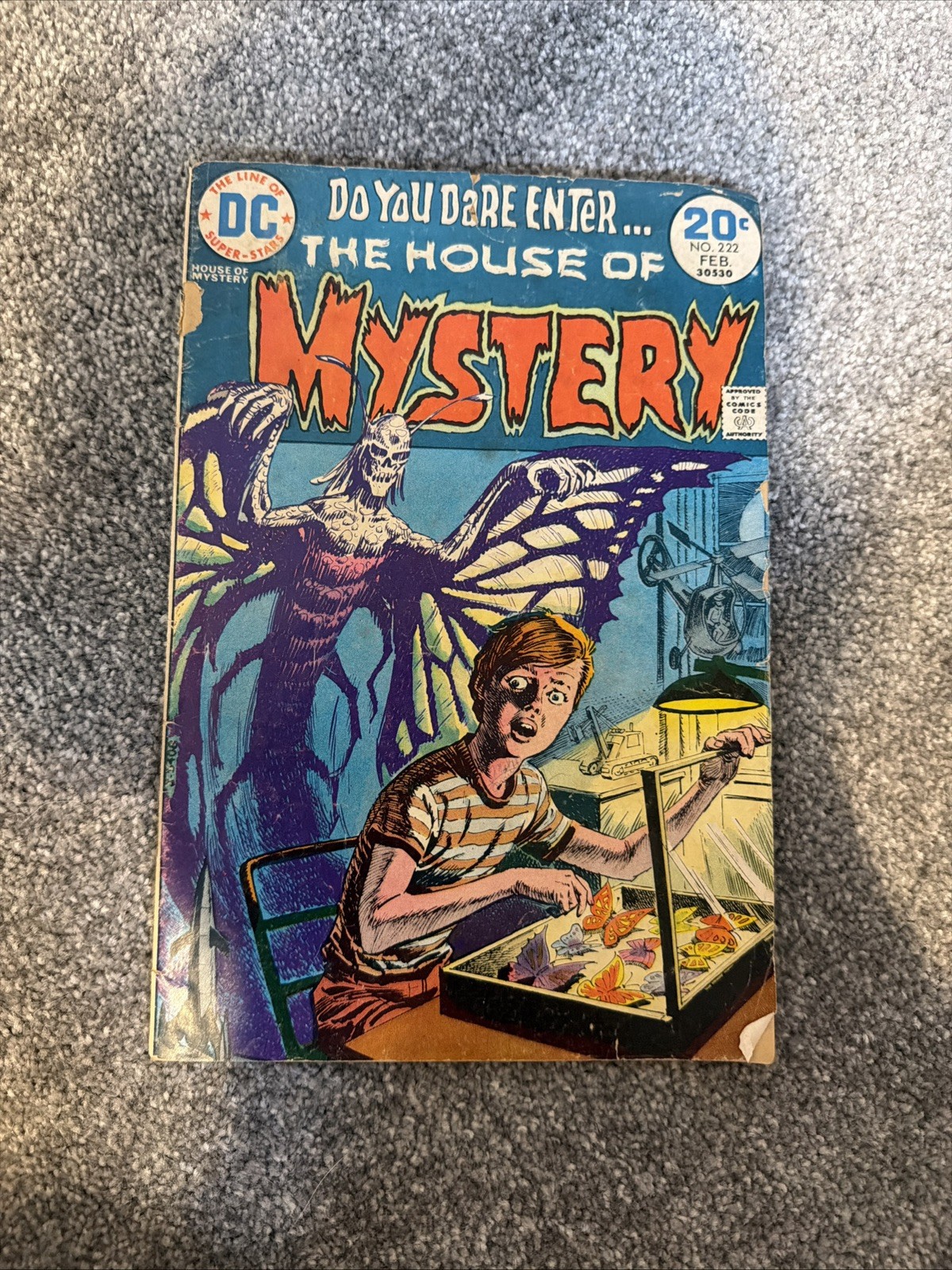 👻HOUSE OF MYSTERY #222 VF WHITE PAGES🔥SCARCE IN HIGH GRADE/ 1974