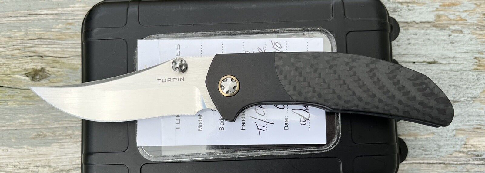 Dustin Turpin “Turmoil” Custom Folding Knife