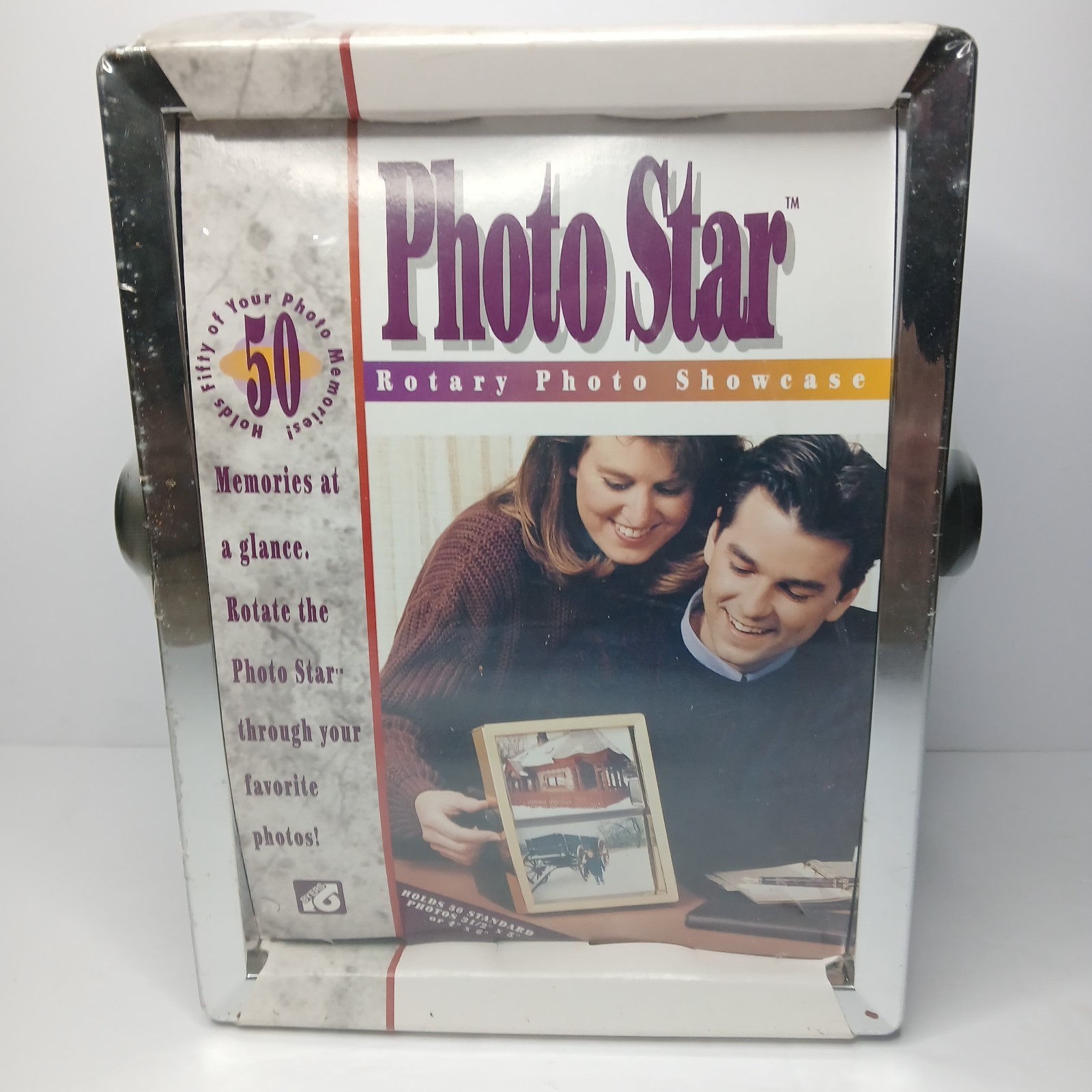 Vintage 90s Photo Star Rotary Photo Showcase Byers 50 Pictures 4\