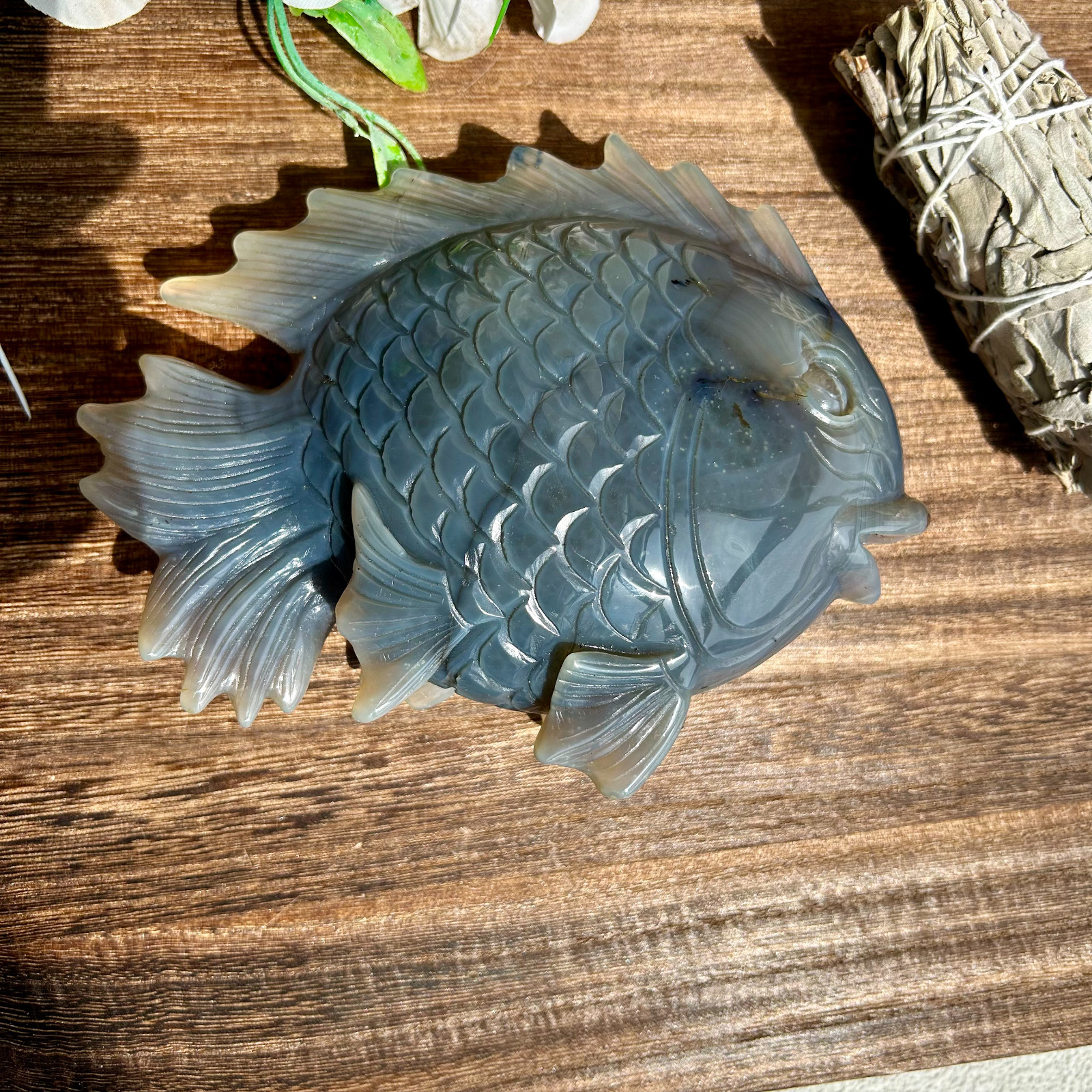 Natural Druzy Agate fish geode Hand carving Crystal Healing 760g 12cm*15cm*4cm Natural Druzy Agate fish geode Hand carving Crystal Healing 760g 12cm*15cm*4cm
