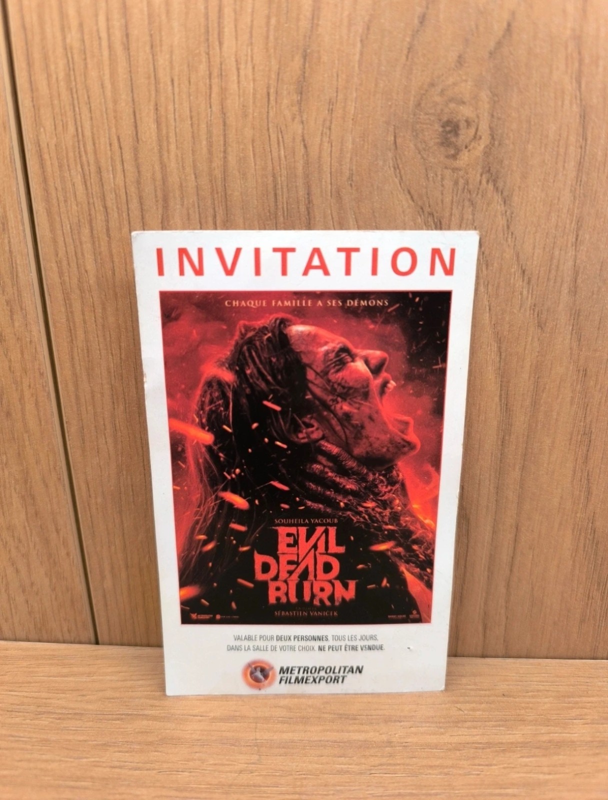 Screening Invitation Evil Dead Burn