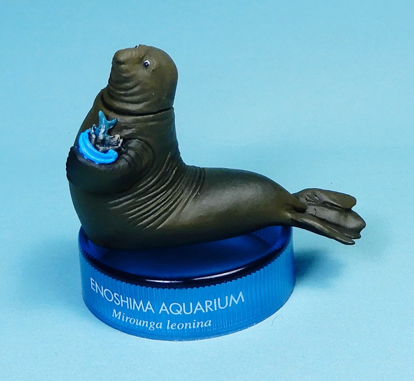 Kaiyodo Enoshima Aquarium Southern elephant seal bottle cap Figure US seller