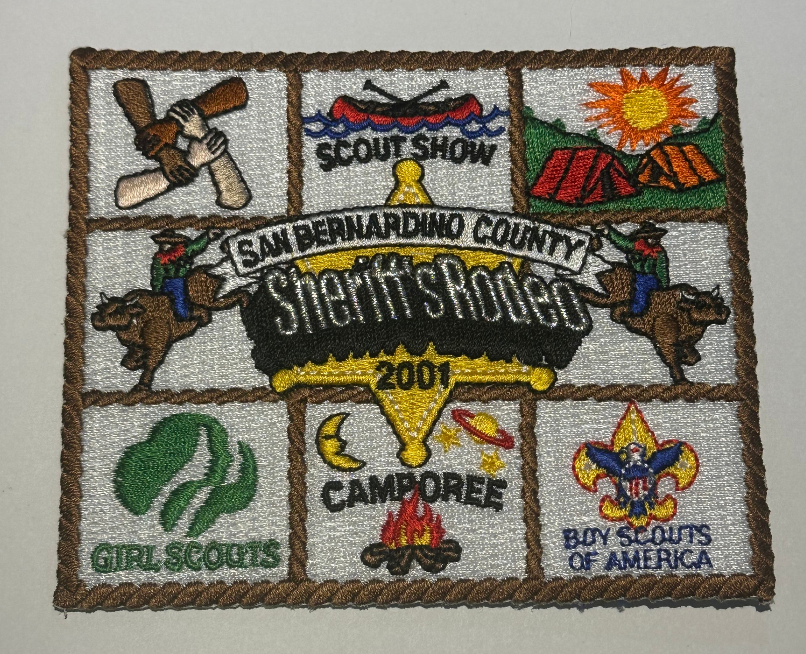 2001 San Bernardino County Sheriff\'s Rodeo  Boy Scout Patch RC5
