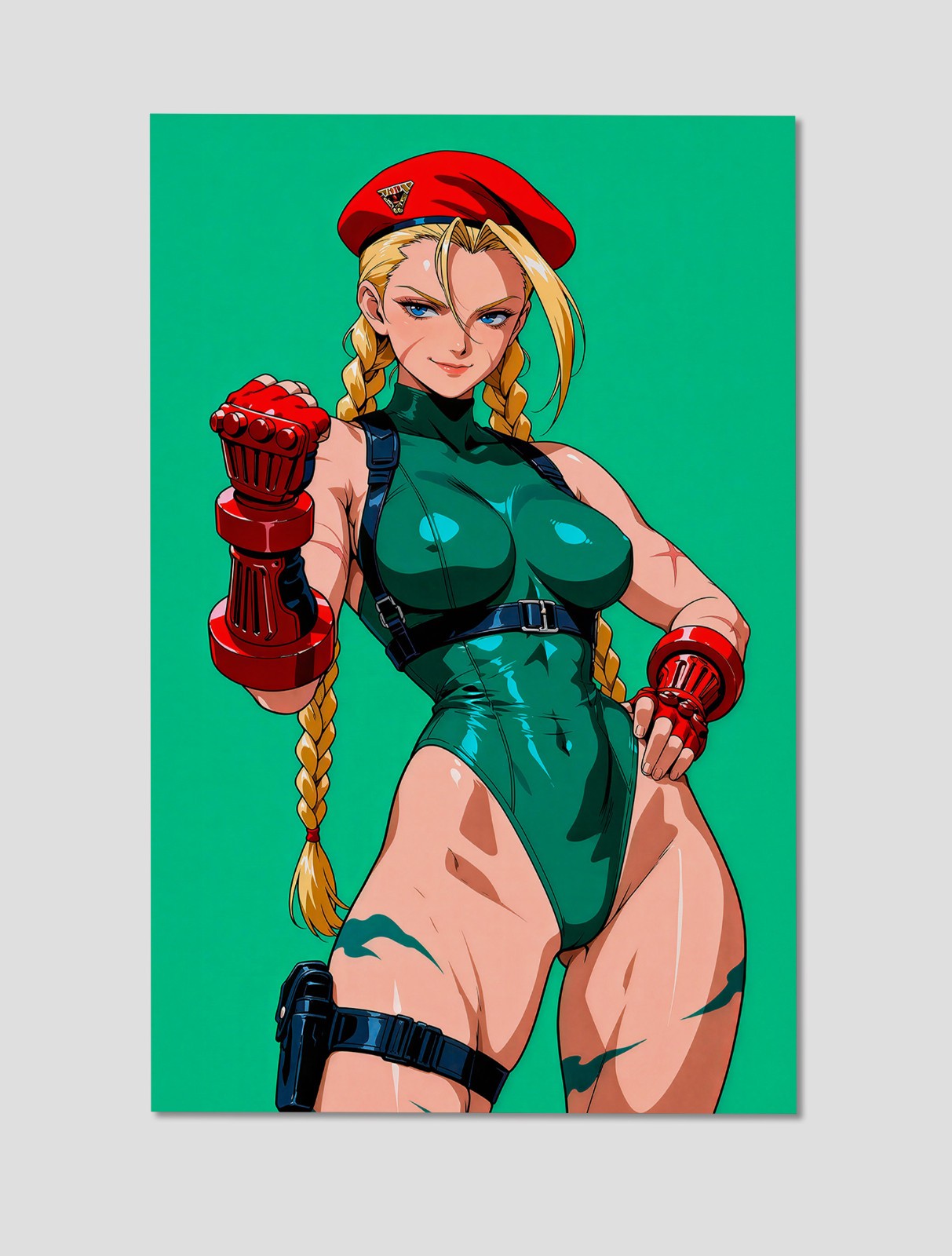 Cammy White Street Fighter Fan Art Giclee Print Poster 11x17 Video Game Wall Art