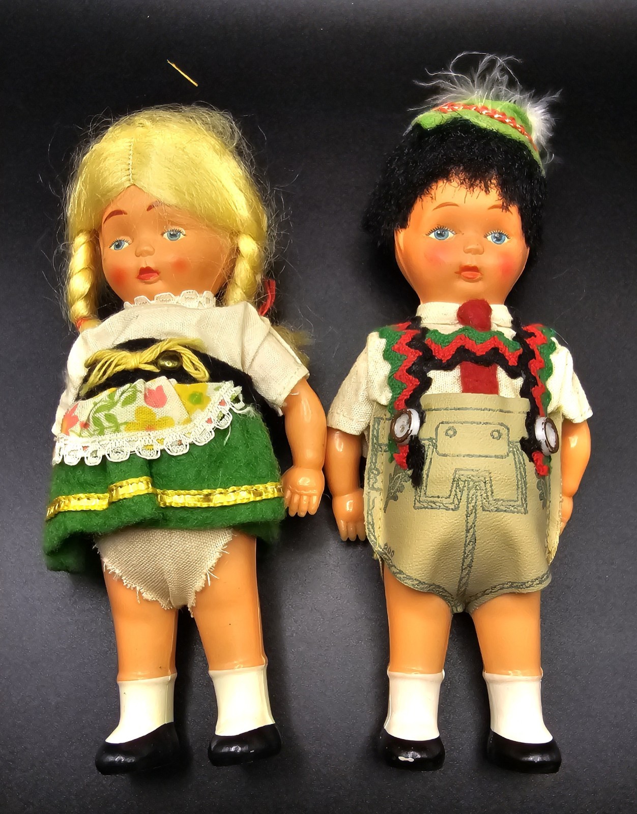 Vtg Western Germany Boy Girl German Collectable Bavarian  Costume Figurines Set