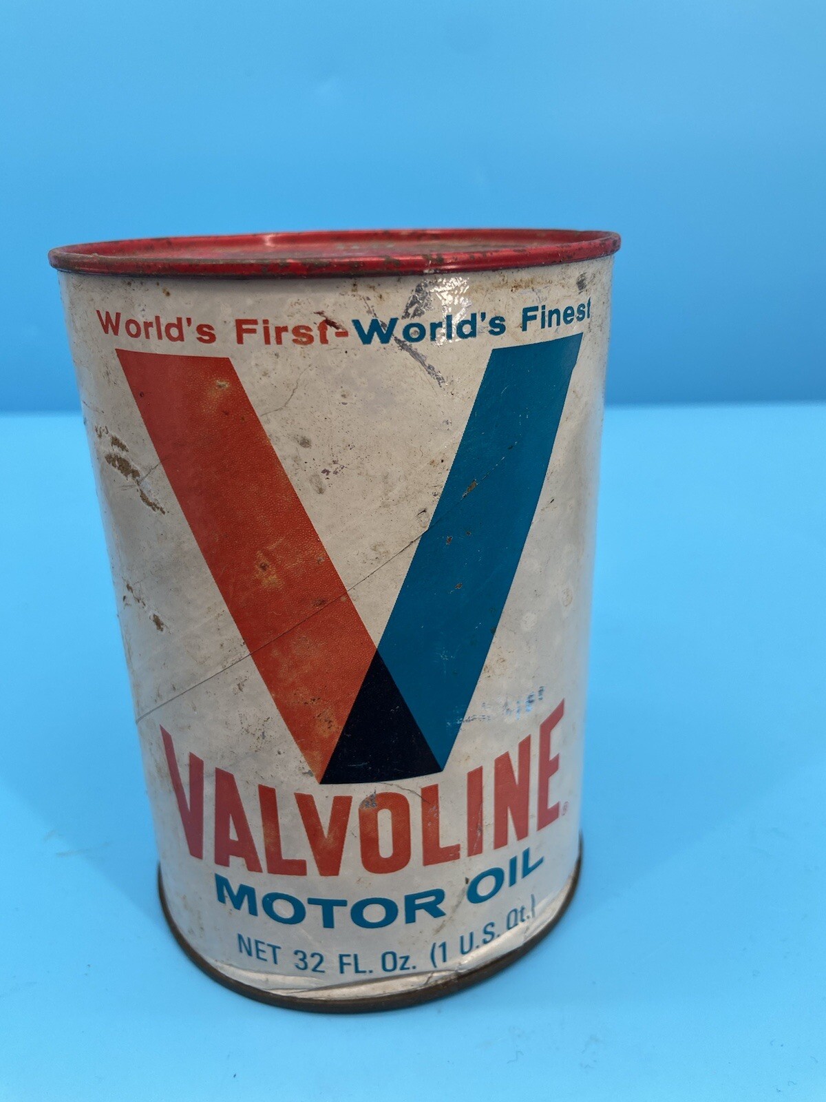 VTG Valvoline Racing Oil Can Super HPO Motor Oil 1 Qt Unopened SAE 50 Super HP
