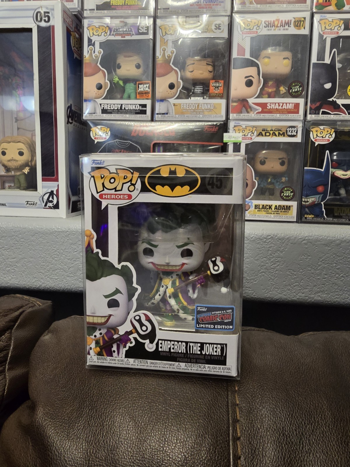 Ultra Rare Funko Pop Emperor Joker 457 Official NYCC 2022 Variant W/ Protector 