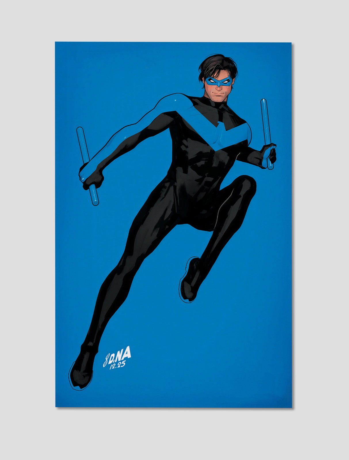 Nightwing Fearless Protector Premium Giclee Print Poster 11x17 DC Wall Art