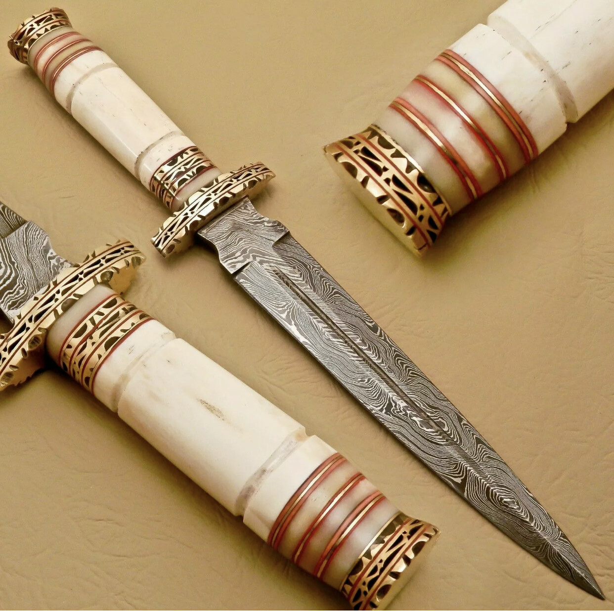 custome handmade damascus steel 13.5\