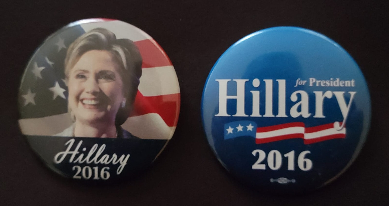 2016 Hillary Clinton for US President Campaign. VINTAGE Button Pinbacks 2.2\