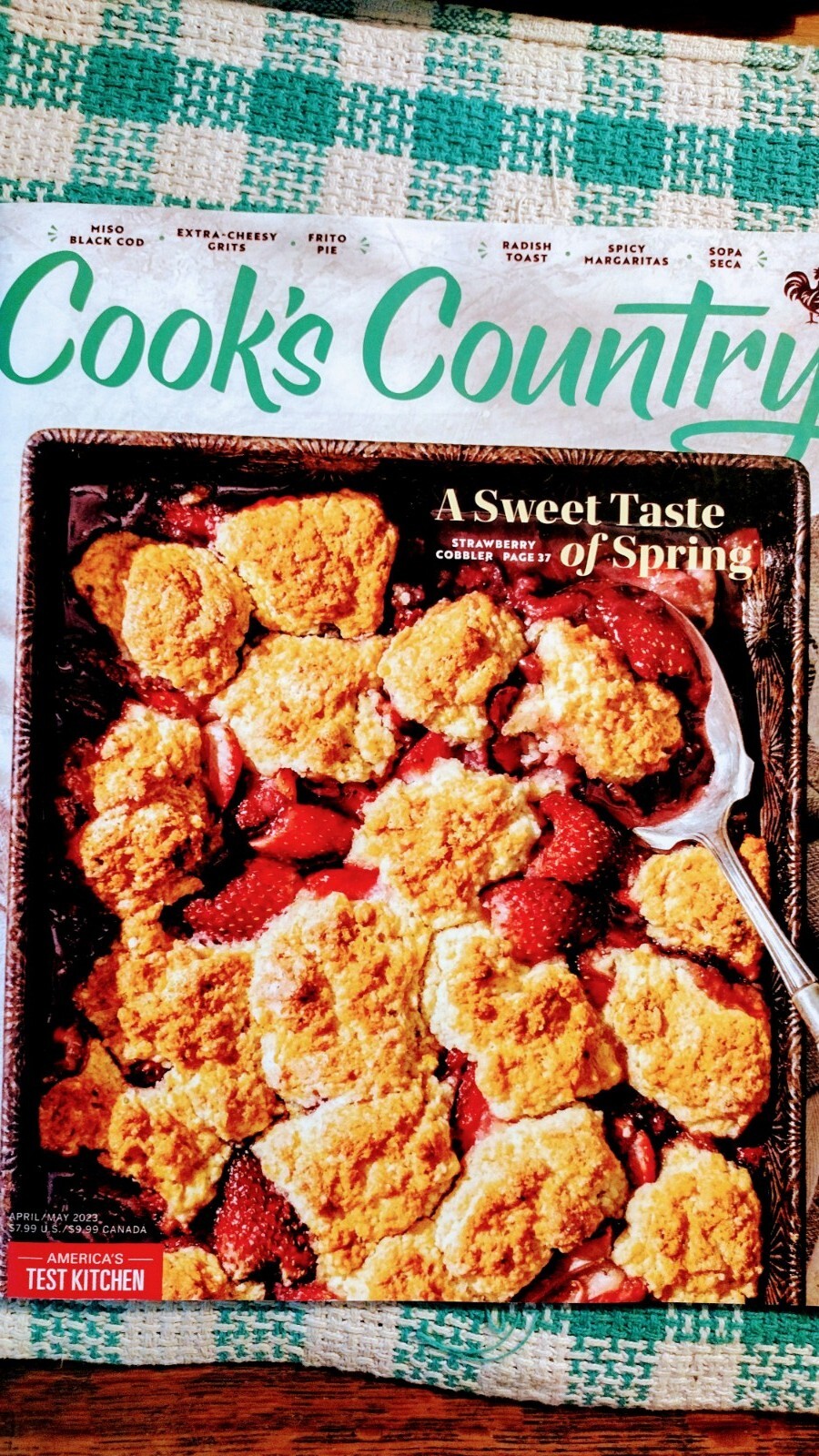 Cook\'s Country Cookbook Magazine A Sweet Taste Of Spring April / May 2023