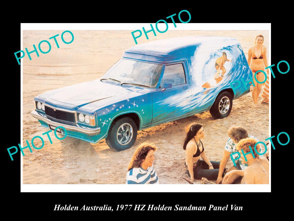 POSTCARD SIZE PHOTO OF GM HOLDEN THE 1977 HZ HOLDEN SANDMAN PRESS PHOTO 1 POSTCARD SIZE PHOTO OF GM HOLDEN THE 1977 HZ HOLDEN SANDMAN PRESS PHOTO 1