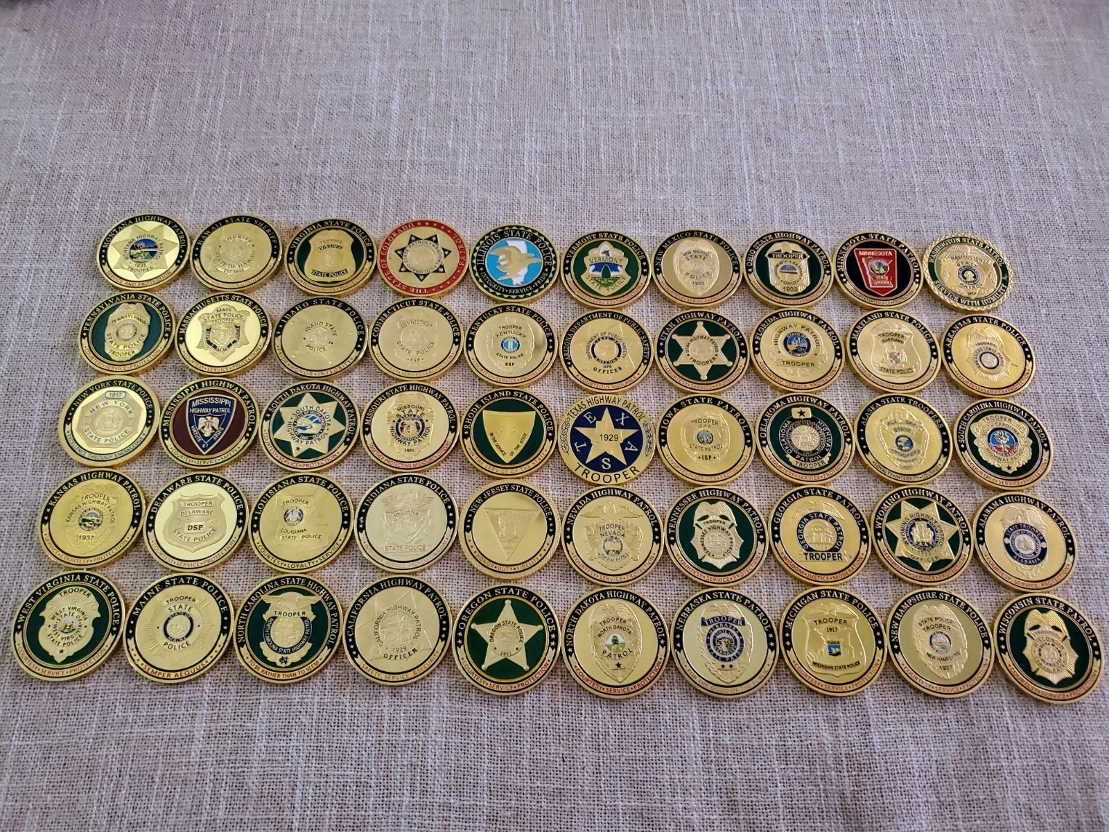 Police Sheriff Highway Patrol State Police Trooper Challenge Coin Lot Bundle Police Sheriff Highway Patrol State Police Trooper Challenge Coin Lot Bundle