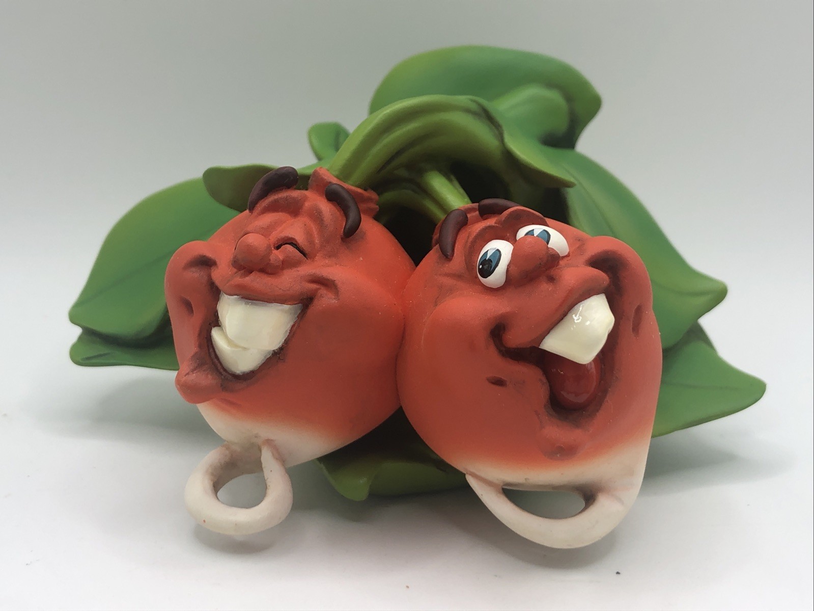 Vintage Gigglin’ Groceries Anthropomorphic Laughing Happy Radishes
