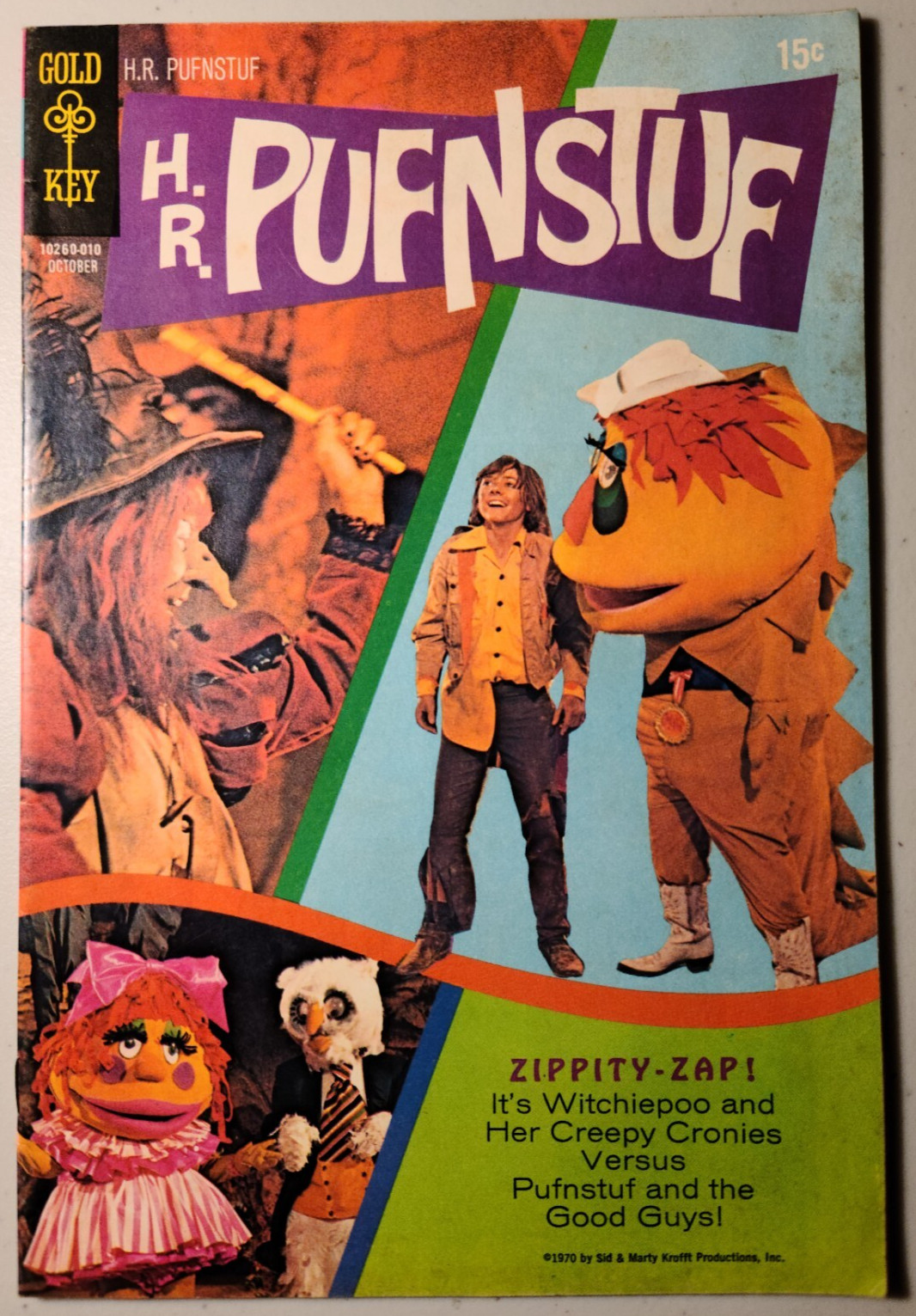 H. R. PUFNSTUF #1 This is for Gold Key © 1970, H. R. PUFNSTUF #1 ,  Cover Photo