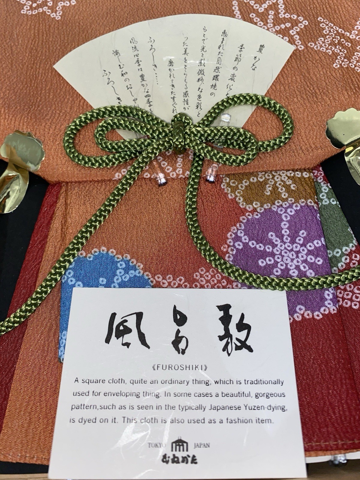 Vintage Japanese Furoshiki Wrapping Cloth Miniature Original Kimono Fold Vintage Japanese Furoshiki Wrapping Cloth Miniature Original Kimono Fold