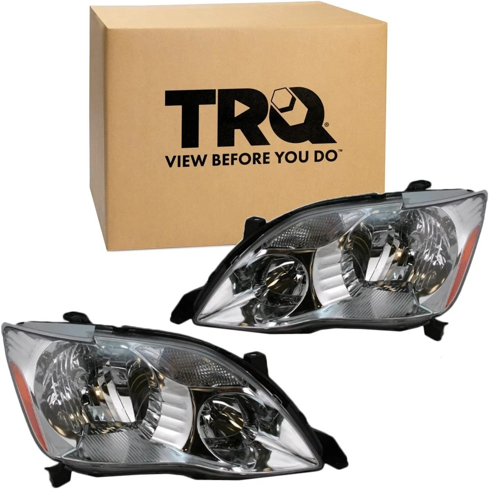 Driver and Passenger Side Headlight Assembly Set