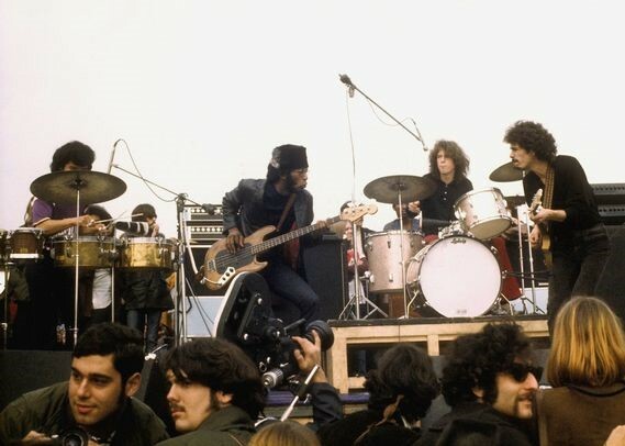 Santana At Altamont 1969 #101 Print 4x6