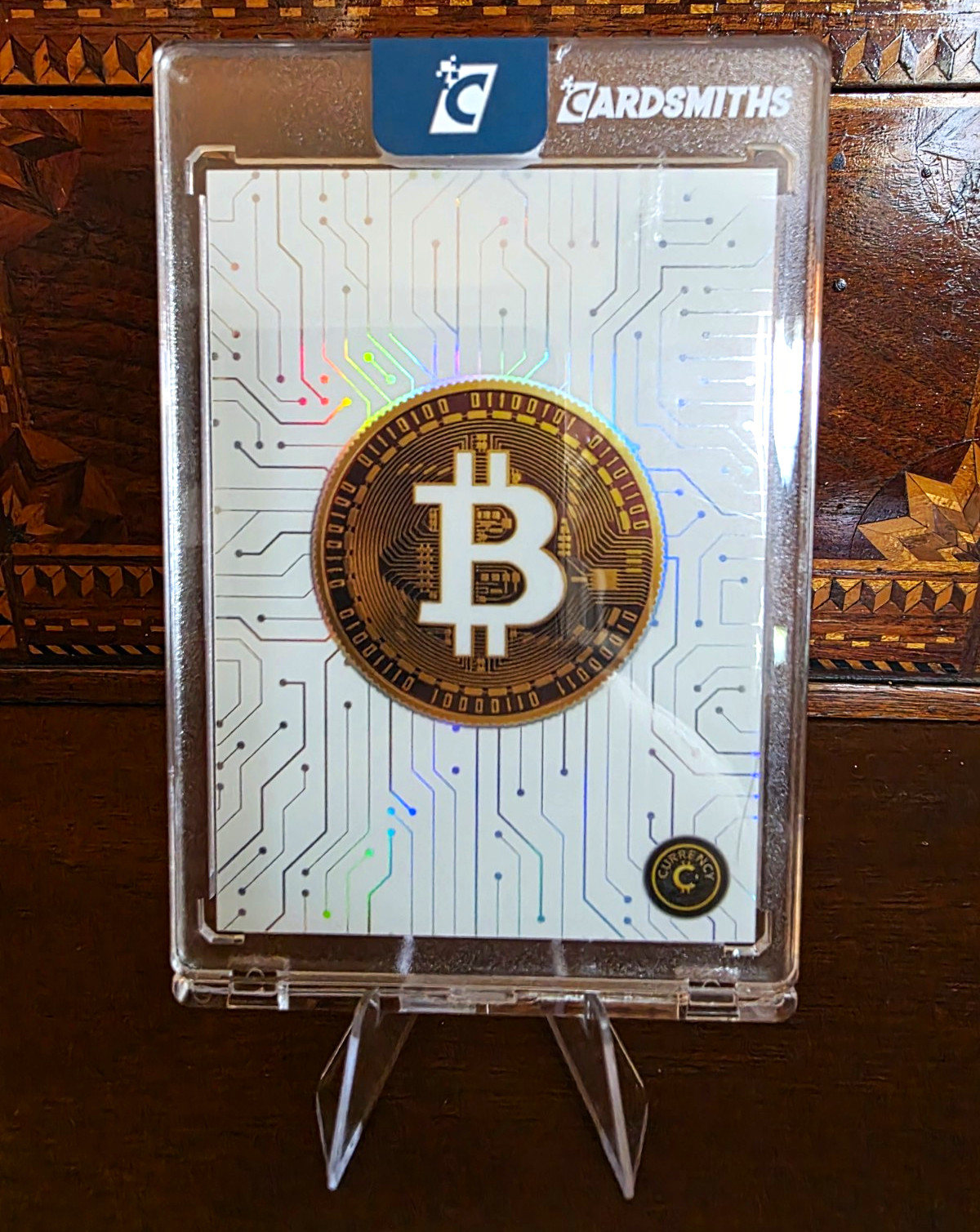 2026 Summer Convention Exclusive Cardsmiths Currency BITCOIN Refractor CX-4