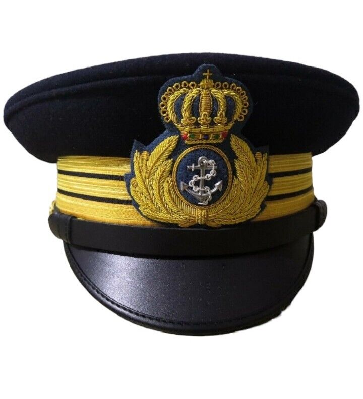Replica Cappello-berretto-capitano-regia-marina-san-marco-rsi-1910-cap-Navy-hat-