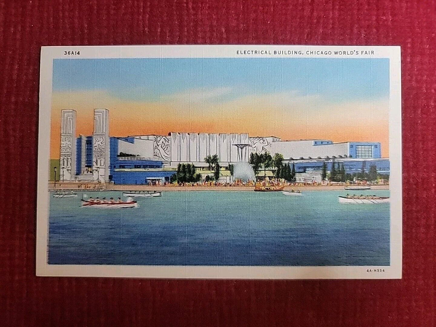 Electrical Building, Chicago World’s Fair Postcard 1934