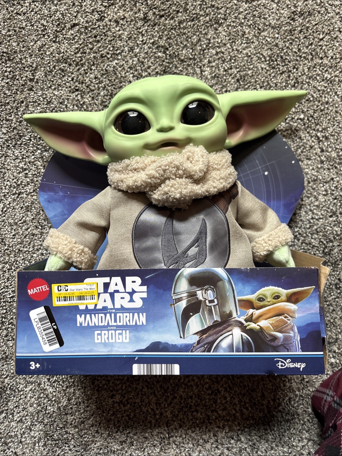 The Child -Baby Yoda *Grogu* Mattel Star Wars Mandalorian Plush Toy
