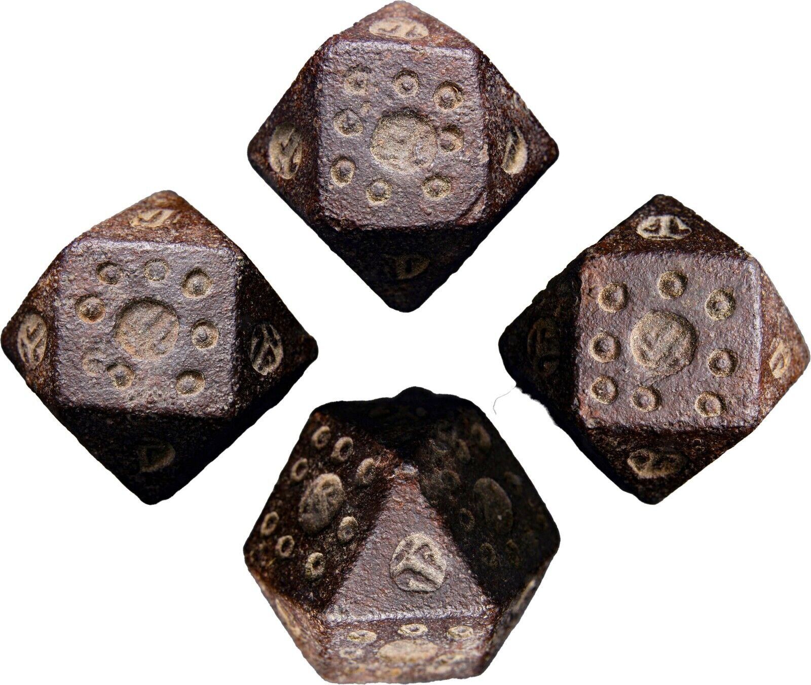 Roman Byzantine VERY RARE Polyhedronal Weight 64.8grm 1 Unciae Weight