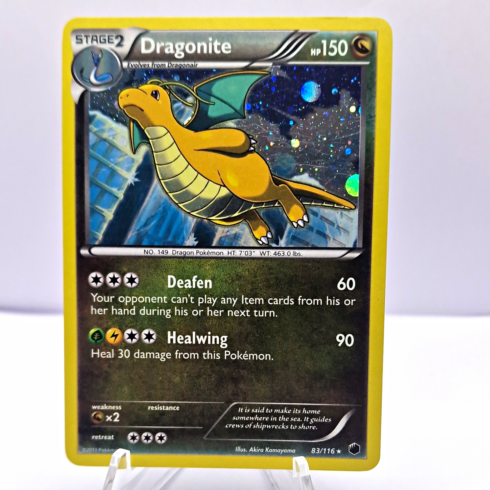 The Pokémon Company Pokémon TCG Plasma Freeze Dragonite 83/116 Holo Rare ENG