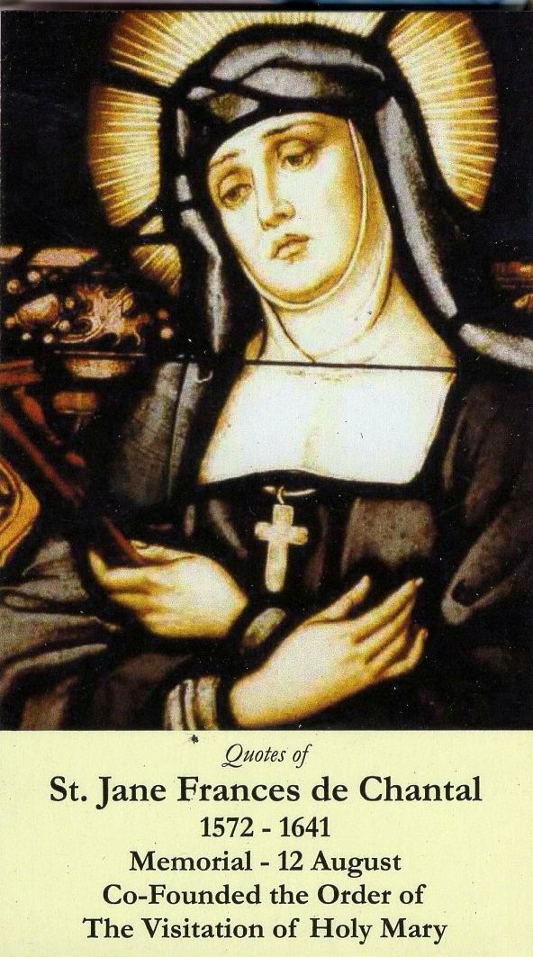 Saint Jane Frances de Chantal  (2
